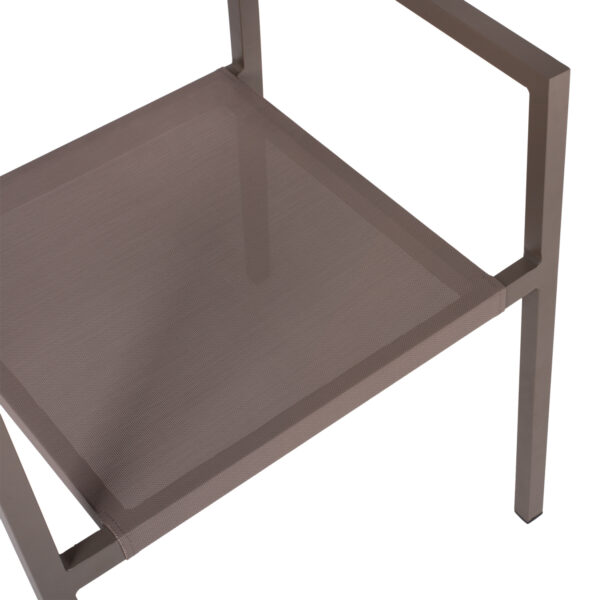 ΠΟΛΥΘΡΟΝΑ ΑΛΟΥΜΙΝΙΟΥ ΕΠΑΓΓΕΛΜΑΤΙΚΗ ΣΑΜΠΑΝΙΖΕ MIREN ME RATTAN ΠΛΑΤΗ HM5893.03 55,5x58,5x83 εκ.