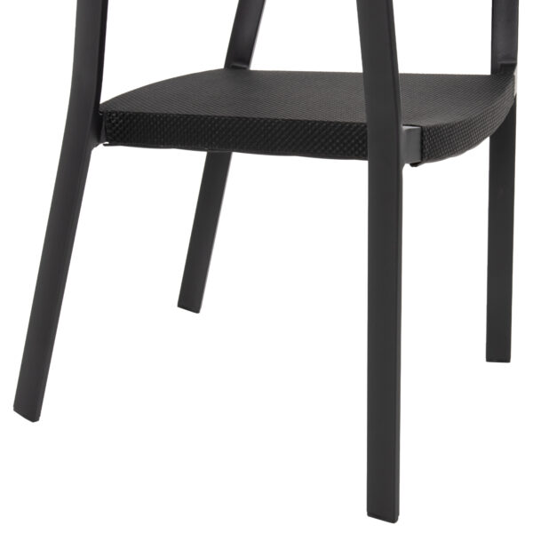 polythrona-aloyminioy-fb9589105-mayros-s-8-1.jpg ΠΟΛΥΘΡΟΝΑ ΑΛΟΥΜΙΝΙΟΥ MIRI HM5891.05 ΜΑΥΡΟΣ ΣΚΕΛΕΤΟΣ&TEXTLINE-ΜΠΕΖ RATTAN 57,5x59x81,5Yεκ.