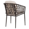 ΠΟΛΥΘΡΟΝΑ ΑΛΟΥΜΙΝΙΟΥ BOLLY HM6080 ΚΑΦΕ-ΣΥΝΘ.RATTAN ΚΑΦΕ-ΜΠΕΖ ΜΑΞΙΛΑΡΙΑ 58,5x67x86Υεκ