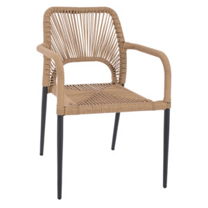 polythrona-aloyminioy-gkri-me-schoini-pe-10.jpg ΠΟΛΥΘΡΟΝΑ ΑΛΟΥΜΙΝΙΟΥ NOJO HM5771.02 ΓΚΡΙ ΜΕ P.E.TWIST RATTAN ΜΠΕΖ 55x63x82Y εκ.