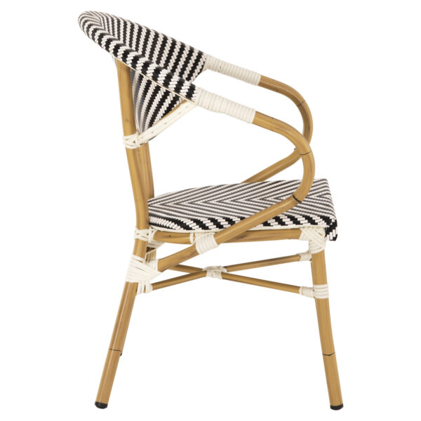 polythrona-bamboo-look-fb9586101-mayro-l-3.jpg ΠΟΛΥΘΡΟΝΑ BAMBOO LOOK HM5861.01 ΜΑΥΡΟ-ΛΕΥΚΟ 57x55x82 εκ.