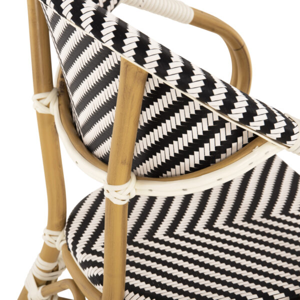 polythrona-bamboo-look-fb9586101-mayro-l-8.jpg ΠΟΛΥΘΡΟΝΑ BAMBOO LOOK HM5861.01 ΜΑΥΡΟ-ΛΕΥΚΟ 57x55x82 εκ.