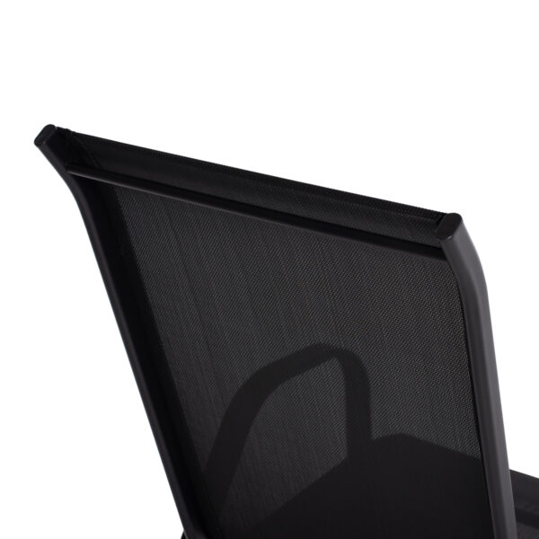 ΠΟΛΥΘΡΟΝΑ ΕΞ.ΧΩΡΟΥ LEON HM5000.03 ΜΕΤΑΛΛΙΚΗ ΜΑΥΡΟ ΜΕ TEXTILENE ΜΑΥΡΟ 55x77x95Υεκ