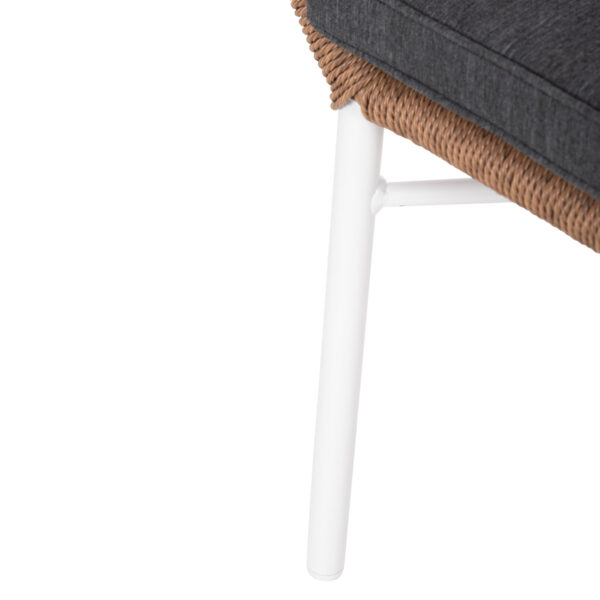 polythrona-fb9604801-aloyminio-leyko-pe-9.jpg ΠΟΛΥΘΡΟΝΑ TOPIN HM6048.01 ΑΛΟΥΜΙΝΙΟ ΛΕΥΚΟ-P.E. RATTAN ΑΝΟΙΧΤΟ ΚΑΦΕ-ΜΑΞΙΛΑΡΙ ΓΚΡΙ 58x60x83Υ εκ