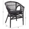 polythrona-fb9992903-rattan-maxilari-se-1-2.jpg ΠΟΛΥΘΡΟΝΑ DAMPAR HM9929.03 RATTAN & ΜΑΞΙΛΑΡΙ ΣΕ ΜΑΥΡΟ 58x63x79Υεκ.