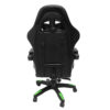 ΠΟΛΥΘΡΟΝΑ GAMING DARREN HM1203.03 ΜΑΥΡΟ-ΠΡΑΣΙΝΟ PVC & NYLON 58.5x100x120Υεκ.