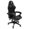 ΠΟΛΥΘΡΟΝΑ GAMING DARREN HM1203.04 ΜΑΥΡΟ-ΛΕΥΚΟ PVC & NYLON 58.5x100x120Υεκ.