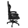 ΠΟΛΥΘΡΟΝΑ GAMING DARREN HM1203.04 ΜΑΥΡΟ-ΛΕΥΚΟ PVC & NYLON 58.5x100x120Υεκ.
