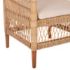 ΠΟΛΥΘΡΟΝΑ MALAWI HM9635.04 ΞΥΛΟ ΜΑΟΝΙ ΕΠΕΝΔΥΣΗ RATTAN ΛΕΥΚΟ ΜΑΞΙΛΑΡΙ ΚΑΘΙΣΜΑΤΟΣ 80x70x86Υεκ.