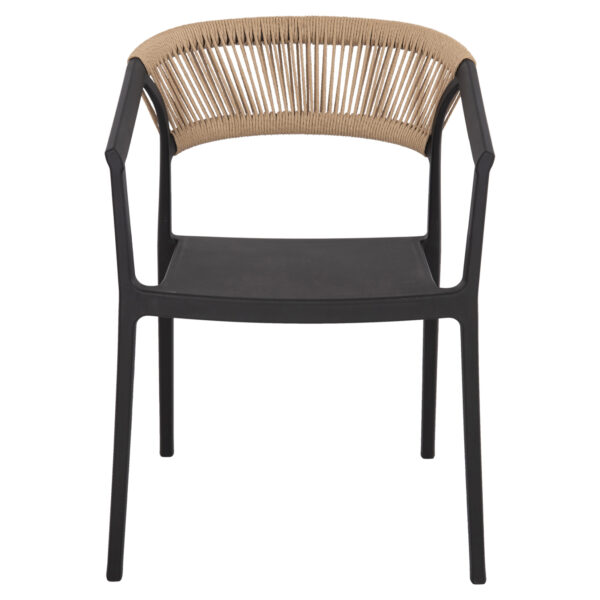 ΠΟΛΥΘΡΟΝΑ ΠΟΛΥΠΡΟΠΥΛΕΝΙΟΥ BOGI HM6240.02 ΜΑΥΡΗ ΜΕ ΜΠΕΖ ΣΧΟΙΝΙ 54x53x75Υεκ.