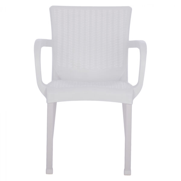 polythrona-polypropylenioy-rattan-podi-a-2-1.jpg ΠΟΛΥΘΡΟΝΑ ΠΟΛΥΠΡΟΠΥΛΕΝΙΟΥ RATTAN ΠΟΔΙ ALU HM5591.01 ΧΡΩΜΑ ΛΕΥΚΟ 60x60x82 cm