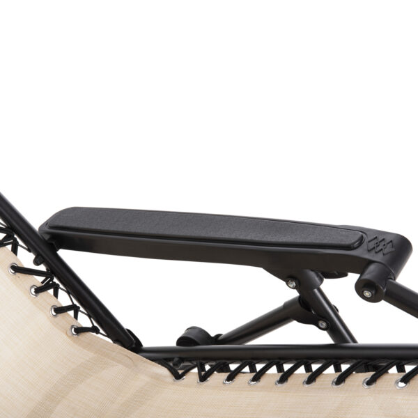 polythrona-relax-fb9509512-mpez-textilen-9-1.jpg ΠΟΛΥΘΡΟΝΑ RELAX COMPANION HM5095.12 ΜΠΕΖ TEXTILENE-ΜΑΥΡΟ ΜΕΤΑΛΛΟ 67x145x110Υεκ.