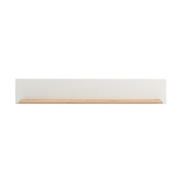 ΡΑΦΙ ΤΟΙΧΟΥ BRETAGNA ZP ARTISAN OAK-ΛΕΥΚΟ HIGH GLOSS FOIL 150x19,5x25εκ a.p.r