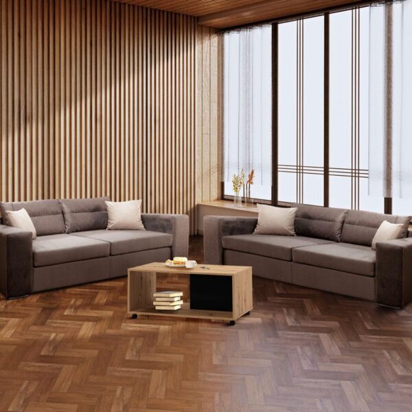 ΣΕΤ ΣΑΛΟΝΙ Fylliana Le Mans 2+3 ΚΑΦΕ ΜΕ ΜΠΕΖ ΜΑΞΙΛΑΡΑΚΙΑ