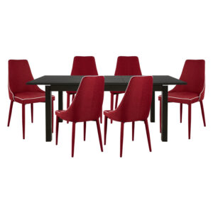 set-trapezaria-7tmx-trapezi-15044ch90-mo.jpg ΣΕΤ ΤΡΑΠΕΖΑΡΙΑ 7ΤMX ΤΡΑΠΕΖΙ 150+44Χ90 MOLI ΜΠΟΡΝΤΩ HM10014.04