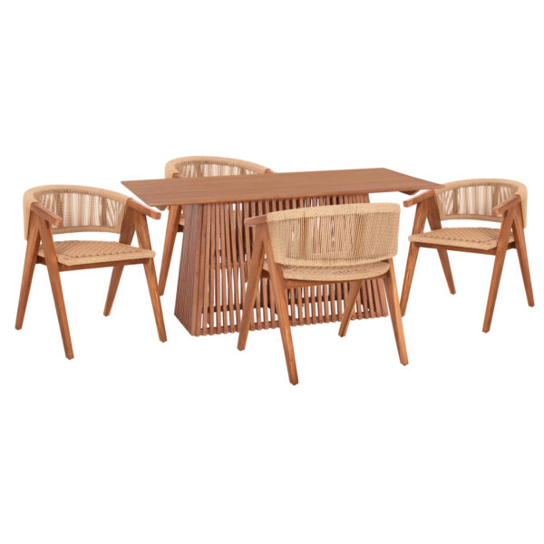 set-trapezarias-5tmch-fb92107803-orthogo.jpg ΣΕΤ ΤΡΑΠΕΖΑΡΙΑΣ 5ΤΜΧ BRANN HM21078.03 ΟΡΘΟΓΩΝΙΟ ΤΡΑΠΕΖΙ & 4 ΚΑΡΕΚΛΕΣ