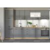 ΣΤΟΙΧΕΙΟ ΚΟΥΖΙΝΑΣ VALENCIA BD60 ARTISAN-ΓΚΡΙ MAT FOIL 60x59,5x218,5εκ