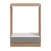 ΣΤΟΙΧΕΙΟ ΚΟΥΖΙΝΑΣ VALENCIA D60 UR ARTISAN-ΓΚΡΙ MAT FOIL 60x56,5x81εκ