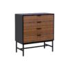ΣΥΡΤΑΡΙΕΡΑ Fylliana FL2405 ΜΑΥΡΟ-GREY OAK ΧΡΩΜΑ 80x40x90εκ