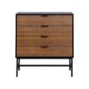 ΣΥΡΤΑΡΙΕΡΑ Fylliana FL2405 ΜΑΥΡΟ-GREY OAK ΧΡΩΜΑ 80x40x90εκ