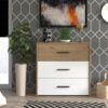 ΣΥΡΤΑΡΙΕΡΑ VARADERO 3F ARTISAN OAK-ΛΕΥΚΟ 80,5x33x80,5εκ fld