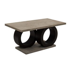 ΤΡΑΠΕΖΑΚΙ ΣΑΛΟΝΙΟΥ Fylliana Oregon GREY OAK 115x60x45εκ