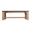 ΤΡΑΠΕΖΑΚΙ ΣΑΛΟΝΙΟΥ LAZIO KS ARTISAΝ OAK / ΜΑΥΡΟ 120x60x41εκ
