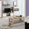 ΤΡΑΠΕΖΑΚΙ ΣΑΛΟΝΙΟΥ Oscar KS GREY OAK 120x60x41εκ