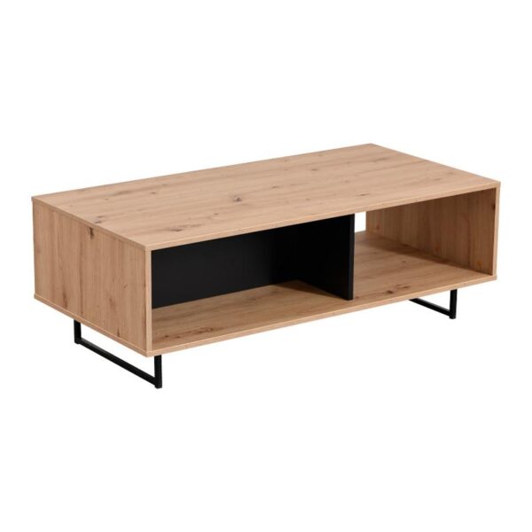 ΤΡΑΠΕΖΑΚΙ ΣΑΛΟΝΙΟΥ SARDINIA ARTISAN OAK / ΜΑΥΡΟ 120.5*60.5*42.5 srd