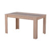 ΤΡΑΠΕΖΙ DOMUS SONOMA/LATTE-WHITE 135x80.5x74.5εκ