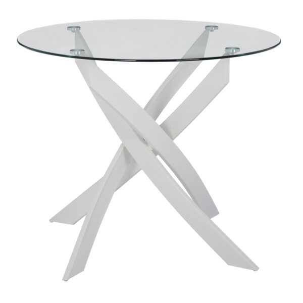 trapezi-koyzinas-stroggylo-metal-leyko-g-1.jpg ΤΡΑΠΕΖΙ ΚΟΥΖΙΝΑΣ ΣΤΡΟΓΓΥΛΟ ΜΕΤΑΛ. JAFARU ΛΕΥΚΟ-ΓΥΑΛΙ ΑΣΦΑΛΕΙΑΣ Φ90X75Yεκ.HM8499.03