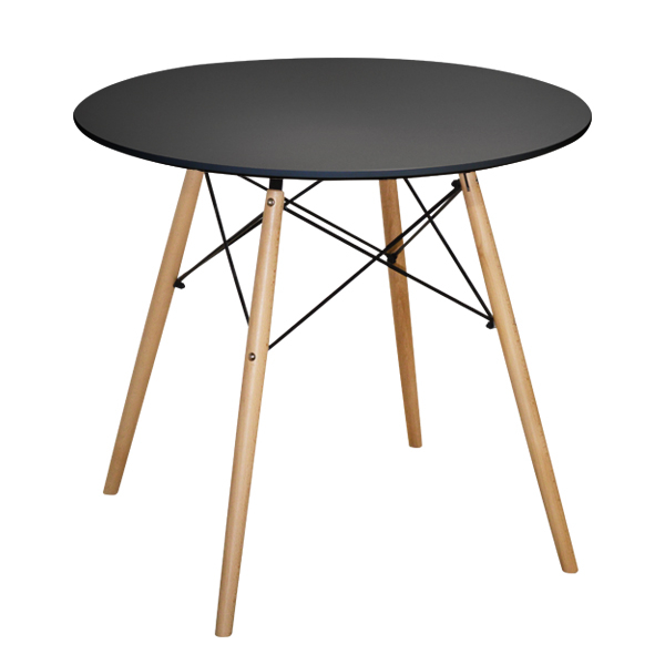 trapezi-minimal-hm005902-mayro-f80-me-xy.jpg ΤΡΑΠΕΖΙ MINIMAL ΣΤΡΟΓΓΥΛΟ HM0059.02 MDF ΣΕ ΜΑΥΡΟ-ΠΟΔΙΑ ΟΞΙΑΣ ΦΥΣΙΚΟ Φ80Χ72Υεκ.