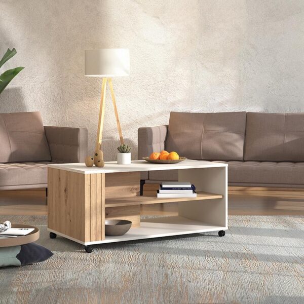 ΤΡΑΠΕΖΙ ΣΑΛΟΝΙΟΥ BELFORT CASHMERE-ARTISAN OAK 101x47x55εκ o.r.s