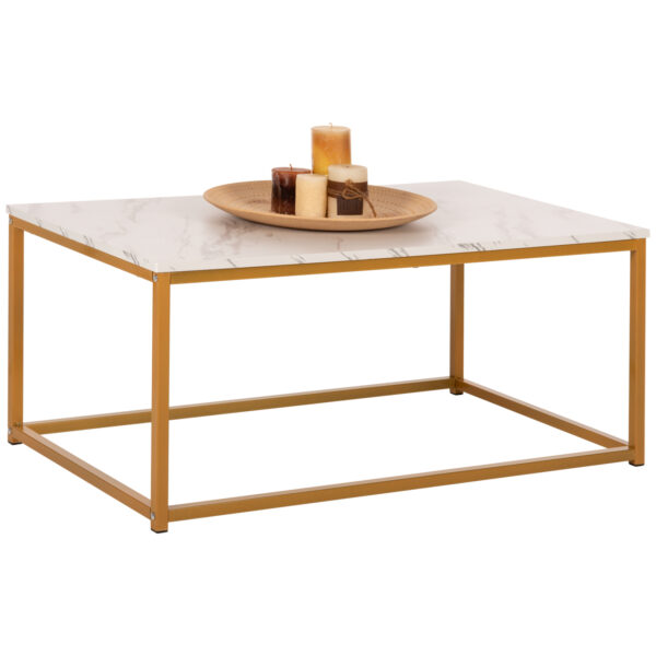 trapezi-salonioy-fb9897511-melamini-leyk.jpg ΤΡΑΠΕΖΙ ΣΑΛΟΝΙΟΥ SAFFRON HM8975.11 ΜΕΛΑΜΙΝΗ ΛΕΥΚΟ ΜΑΡΜΑΡΟ-ΧΡΥΣΗ ΒΑΣΗ 95Χ55Χ43,5Yεκ.