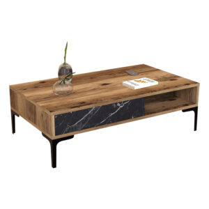 trapezi-salonioy-fb9950304-melaminis-kar.jpg ΤΡΑΠΕΖΙ ΣΑΛΟΝΙΟΥ HM9503.04 ΜΕΛΑΜΙΝΗΣ ΚΑΡΥΔΙ-ΜΑΥΡΟ ΜΑΡΜΑΡΟ&ΜΕΤΑΛ.ΠΟΔΙ 105x60x32.6Υεκ.