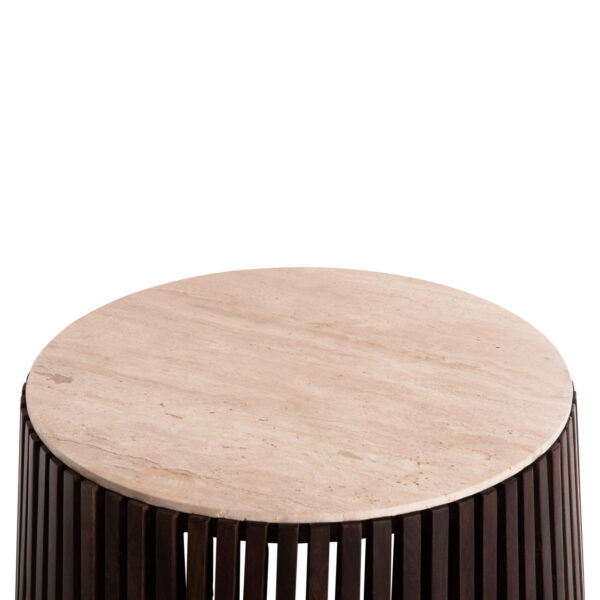 trapezi-salonioy-fb99712-masif-xylo-akak-5.jpg ΤΡΑΠΕΖΙ ΣΑΛΟΝΙΟΥ KREST HM9712 ΜΑΣΙΦ ΞΥΛΟ ΑΚΑΚΙΑΣ ΣΕ ΚΑΦΕ-ΤΡΑΒΕΡΤΙΝA Φ90x40Υεκ.