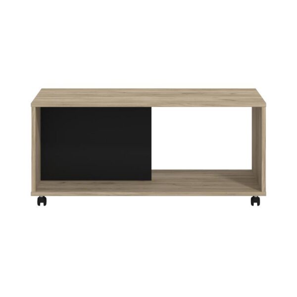 ΤΡΑΠΕΖΙ ΣΑΛΟΝΙΟΥ PICO GREY OAK-ΜΑΥΡΟ 92x50x41εκ