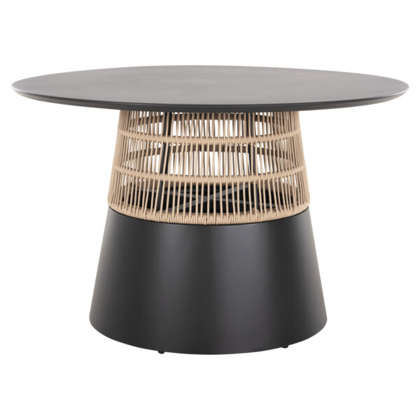 trapezi-stroggylo-fb9610601-anthraki-alo-2.jpg ΤΡΑΠΕΖΙ ΣΤΡΟΓΓΥΛΟ SAEID HM6106.01 ΑΝΘΡΑΚΙ ΑΛΟΥΜΙΝΙΟ-ΜΠΕΖ ΣΧΟΙΝΙ Φ120x75Υεκ.