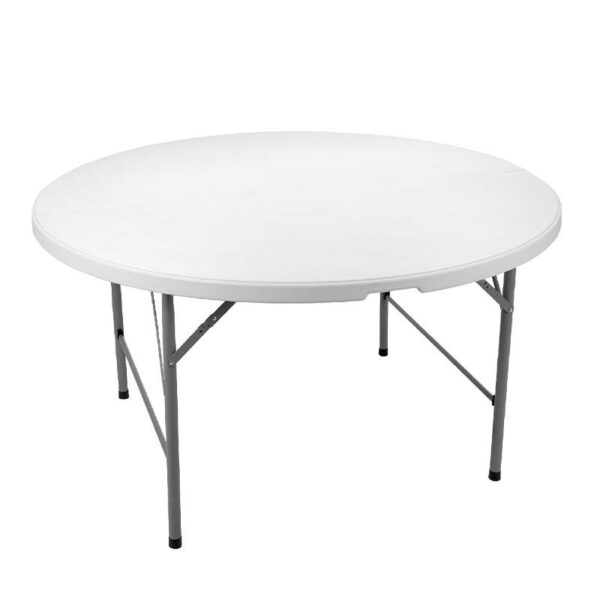 ΤΡΑΠΕΖΙ ΣΥΝΕΔΡΙΟΥ-CATERING Fylliana ΛΕΥΚΟ 150x74 ΣΤΡΟΓΓΥΛΟ ΠΤΥΣΣΟΜΕΝΟ