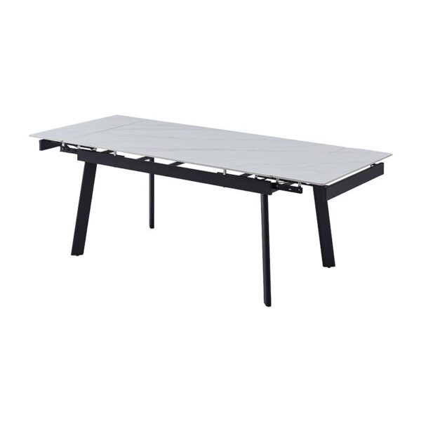 ΤΡΑΠΕΖΙ ΤΡΑΠΕΖΑΡΙΑΣ ΑΝΟΙΓΟΜΕΝΟ Fylliana Bruno ΛΕΥΚΟ ΧΡΩΜΑ 150+30+30x90x76cεκ