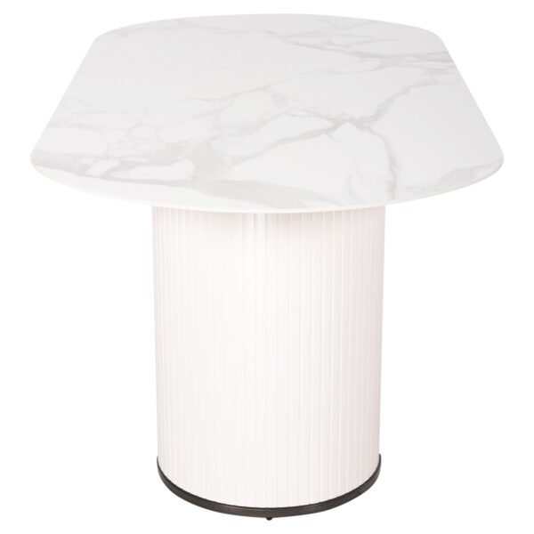 trapezi-trapezarias-fb9977101-12mmkerami-3.jpg ΤΡΑΠΕΖΙ ΤΡΑΠΕΖΑΡΙΑΣ CORBY HM9771.01 12mmΚΕΡΑΜΙΚΟ ΛΕΥΚΟ ΜΑΡΜΑΡΟ-MDF ΛΕΥΚΟ 180x90x76Υ εκ.