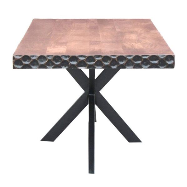 ΤΡΑΠΕΖΙ ΤΡΑΠΕΖΑΡΙΑΣ Fylliana Amrita ΚΑΦΕ ΧΡΩΜΑ 160x90x75εκ
