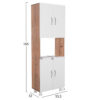 ΕΠΙΠΛΟ ΚΟΥΖΙΝΑΣ/ΝΤΟΥΛΑΠΙ RAD HM18196.04 ΜΕΛΑΜΙΝΗ ΦΥΣΙΚΟ-ΛΕΥΚΟ 55,5x32x165Υεκ.