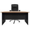 ΓΡΑΦΕΙΟ ΕΠΑΓΓΕΛΜΑΤΙΚΟ ABELINA 150x75x75 HM2016.01 ΓΚΡΙ-ΟΞΙΑ