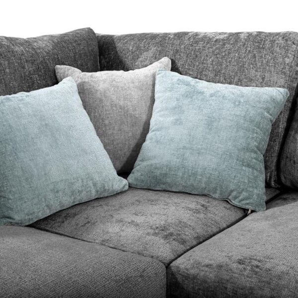 ΚΑΝΑΠΕΣ Fylliana Angelo ΑΡΙΣΤΕΡΗ ΓΩΝΙΑ ΣΚΟΥΡΟ ΓΚΡΙ 300x230x95