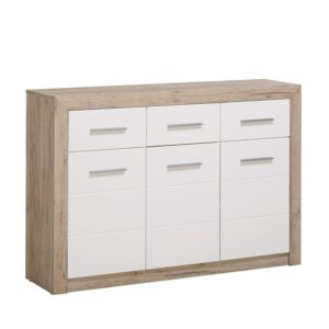 ΚΟΜΟΤΑ-ΜΠΟΥΦΕΣ Etna 3K3F Grey Oak - Λευκή Λάκκα 133*35*90.5