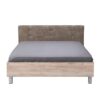ΚΡΕΒΑΤΙ CANON 160 GREY OAK - ΓΚΡΙ ΥΦΑΣΜΑ 176.5*212.5*93.5 (160*200)