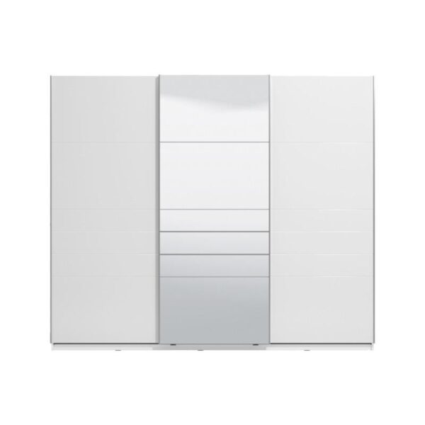 ΝΤΟΥΛΑΠΑ MONDEGO 270 POG ΜΕ ΚΑΘΡΕΦΤΗ ΛΕΥΚΗ-ΛΕΥΚΗ ΛΑΚΑ 262.5x62.5x224cm