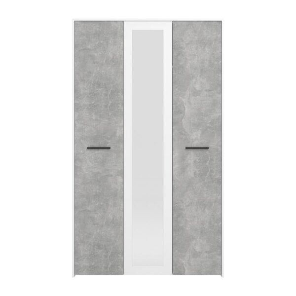 ΝΤΟΥΛΑΠΑ VARADERO 3K1O ΛΕΥΚΟ-CONCRETE 119x53x203,5εκ