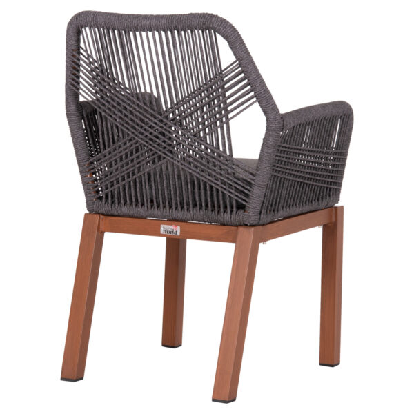 polythrona-aloyminioy-fb9554311-kafe-sch-4.jpg ΠΟΛΥΘΡΟΝΑ ΑΛΟΥΜΙΝΙΟΥ HOWARD HM5543.11 ΚΑΦΕ--ΣΧΟΙΝΙ & ΜΑΞΙΛΑΡΙ ΓΚΡΙ 57.5x62x84Υεκ